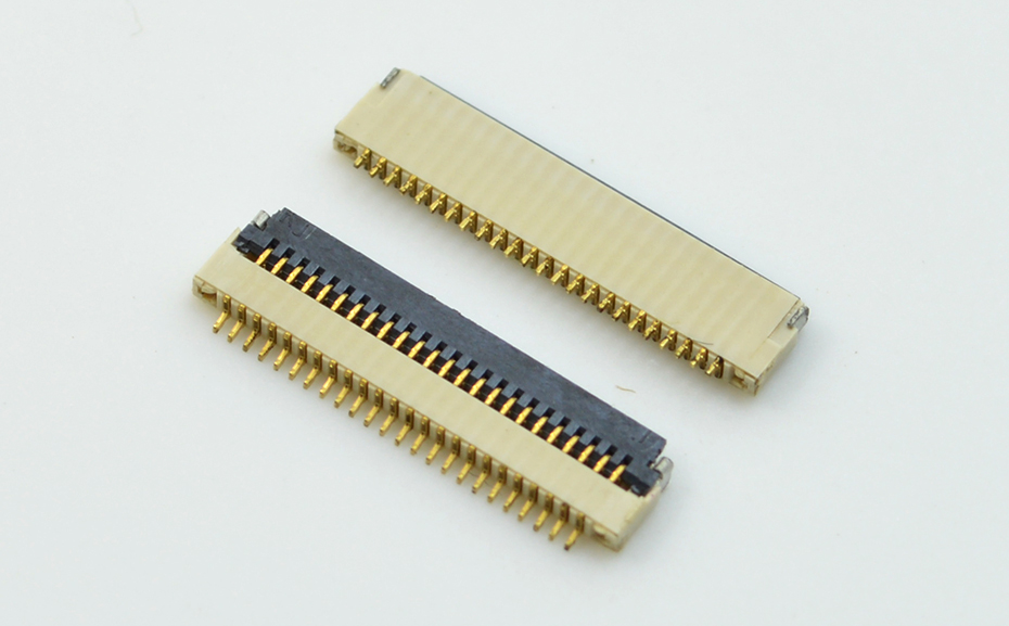 FPC/FFC插座0.5MM 24P H1.0mm厚翻盖式下接 扁平连接器FPC接插件,忘忧草网站在线免费观看