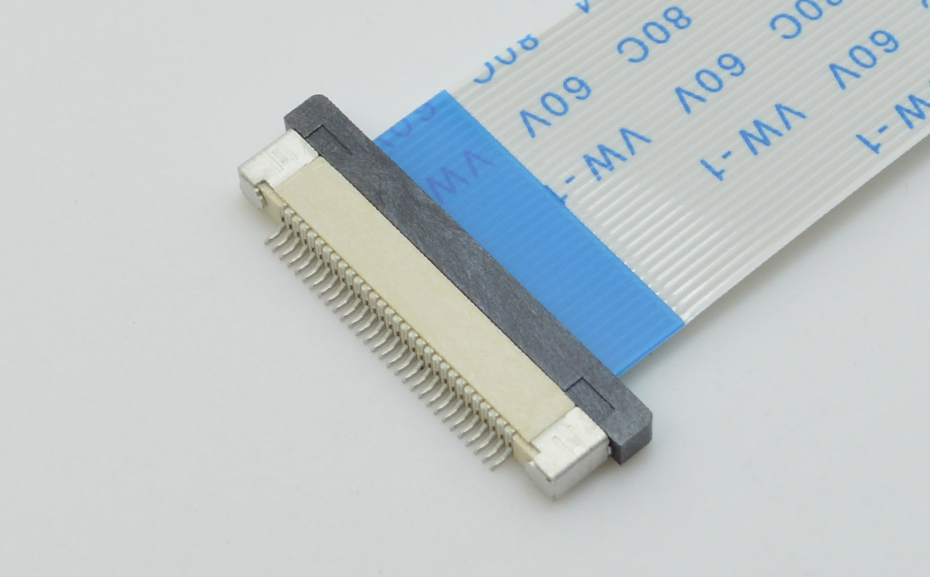 FFC/忘忧草视频大全 软排线插座 0.5mm间距-5P 下接拉锁 5Pin 抽屉式