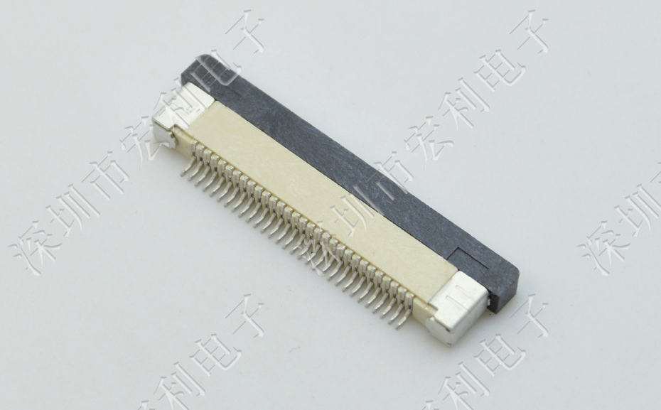 FFC/忘忧草视频大全 软排线插座 0.5mm间距-45P 下接拉锁 45Pin 抽屉式