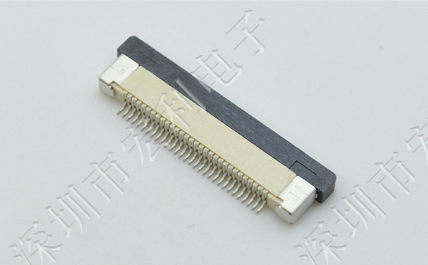 FFC/忘忧草视频大全 软排线插座 0.5mm间距-60P 下接拉锁 60Pin 抽屉式
