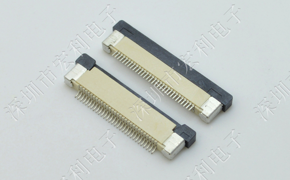FFC/忘忧草视频大全 45p 45pin 0.5mm间距 FPC座 抽屉式上接 排线插座