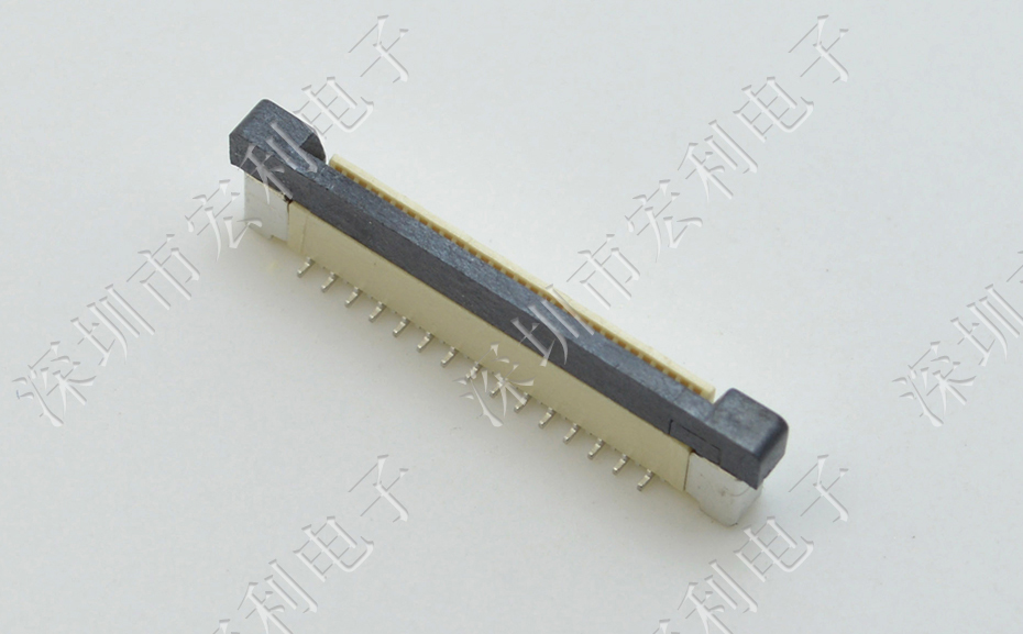 FC/FPC扁平软排线接插件 忘忧草视频大全 0.5-8P立贴拉锁 抽屉正脚位